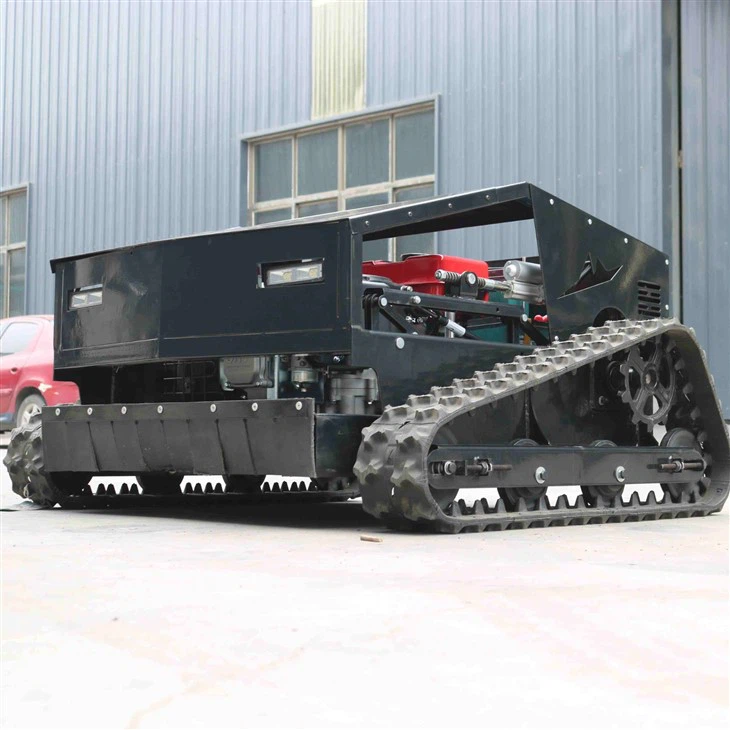 Remote Control Lawn Mower With Tracks