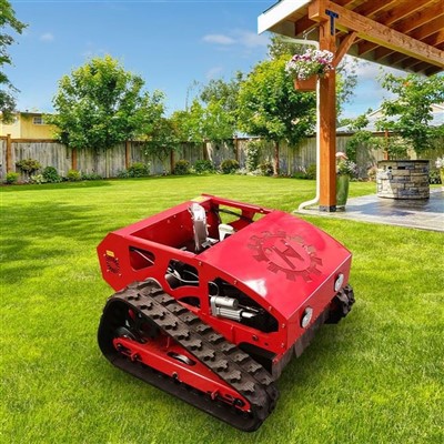 Kan en fjärrklippare användas på gräsmattor med mycket skräp?